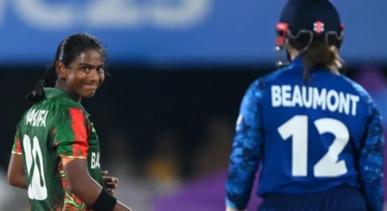 ইংল্যান্ডের বিপক্ষে লড়াই করেও হারলো বাংলাদেশ নারী দল