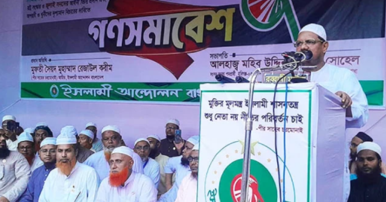 ইসলাম ও পূজা এক হতে পারে না: চরমোনাই পীর