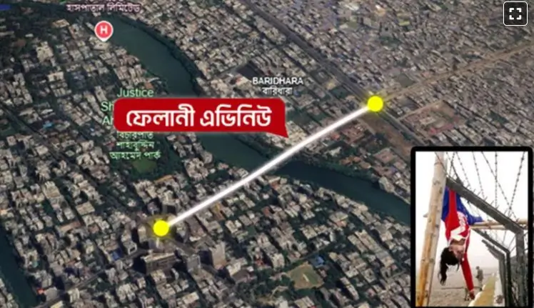 গুলশান-২ থেকে প্রগতি সরণি সড়কের নতুন নাম ‘ফেলানী অ্যাভিনিউ’