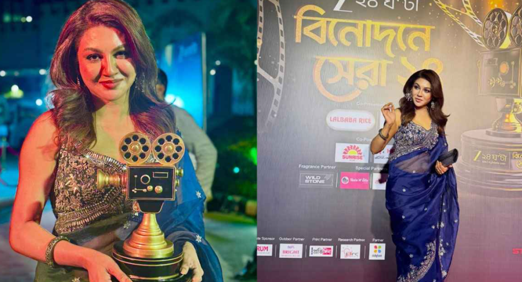 কলকাতায় সেরা অভিনেত্রীর পুরস্কার পেলেন জয়া আহসান