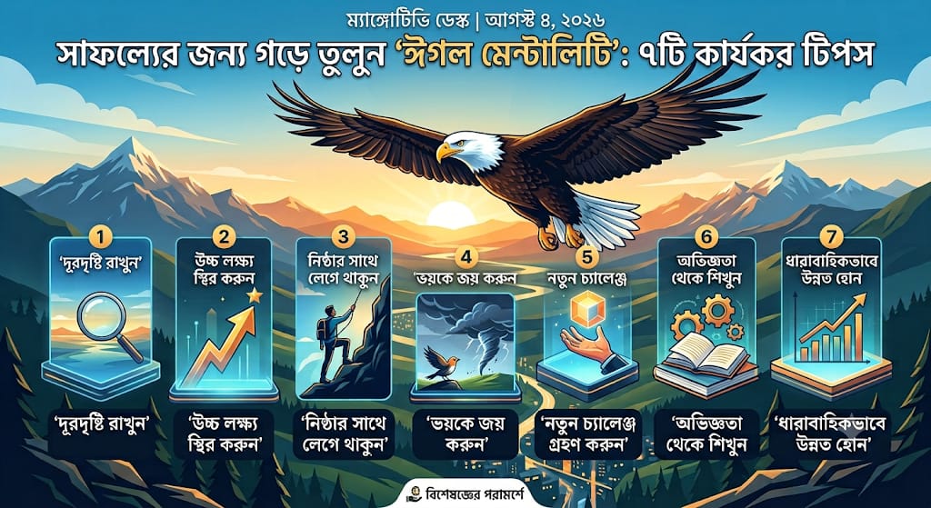 সাফল্যের জন্য গড়ে তুলুন ‘ঈগল মেন্টালিটি’: ৭টি কার্যকর টিপস