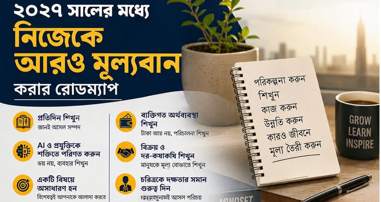 ২০২৭ সালের মধ্যে নিজেকে আরও মূল্যবান করার রোডম্যাপ